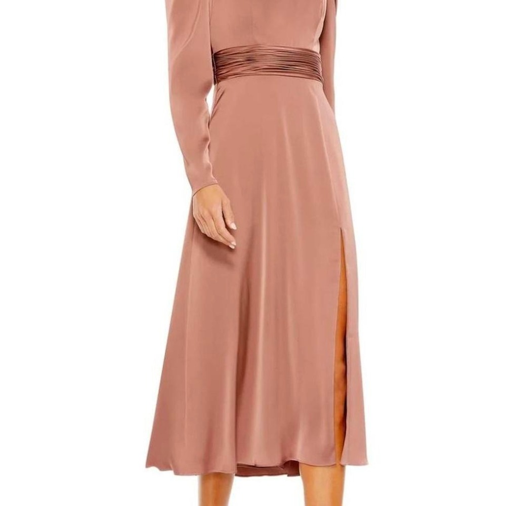 NWT Mac Duggal Dusty Rose Cocktail Dress / Size 8 / MSRP $358